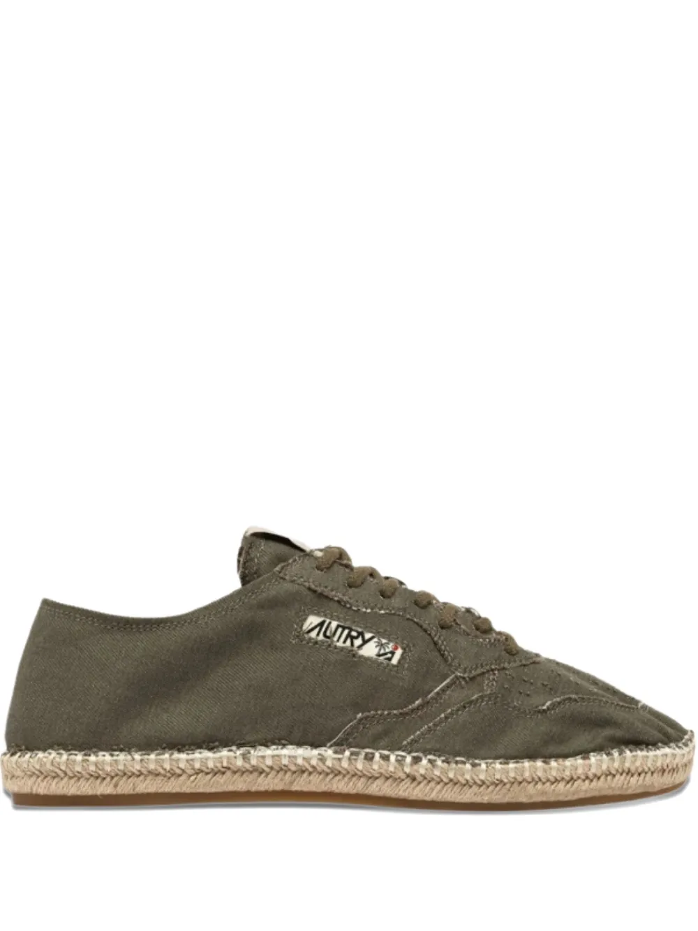 Autry lace-up jute sneakers Brown