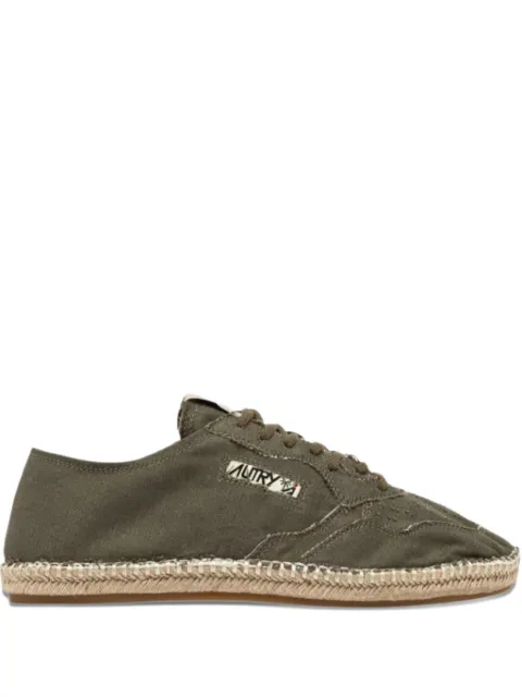 Autry lace-up jute sneakers