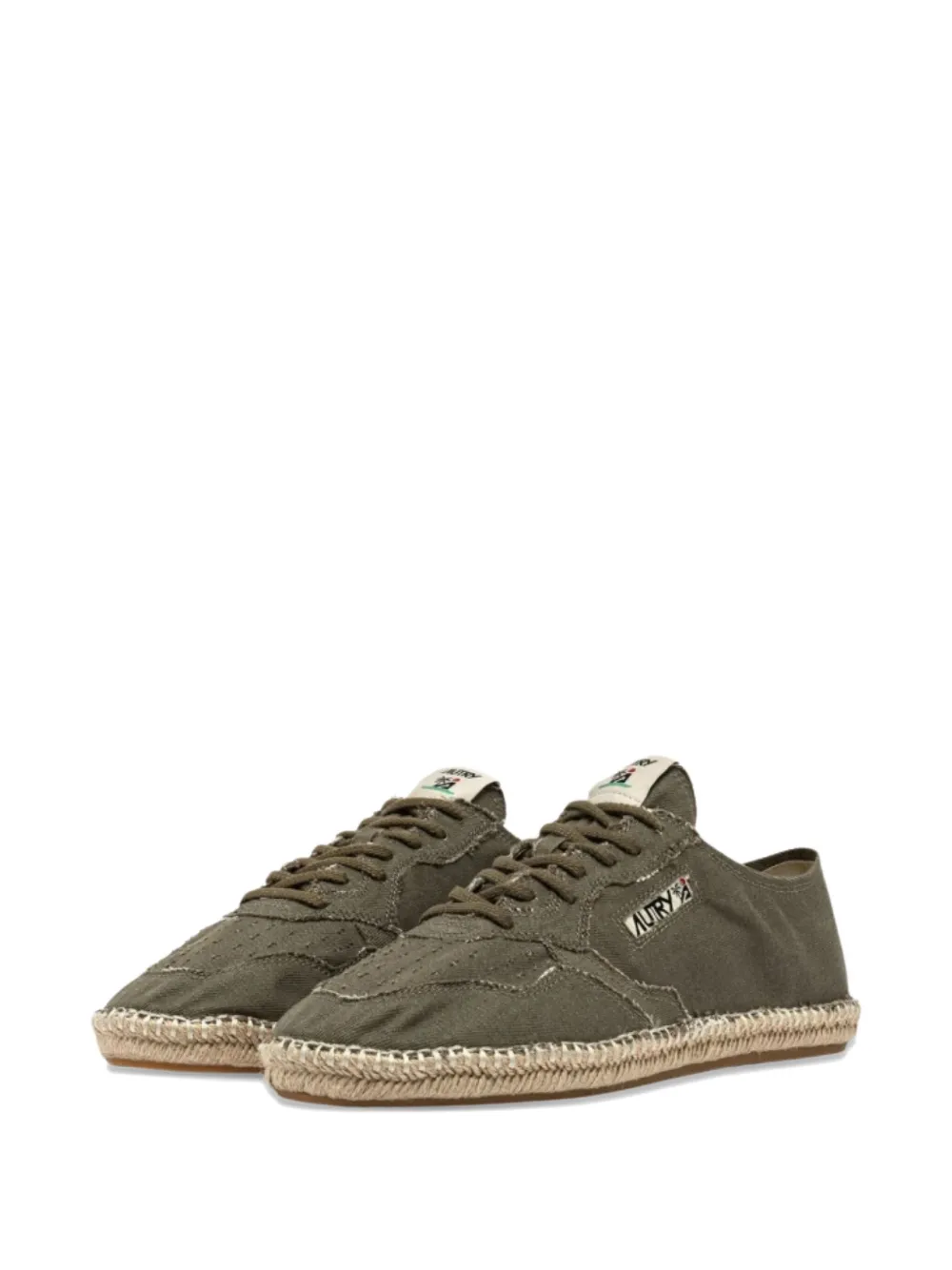 Autry lace-up jute sneakers Brown