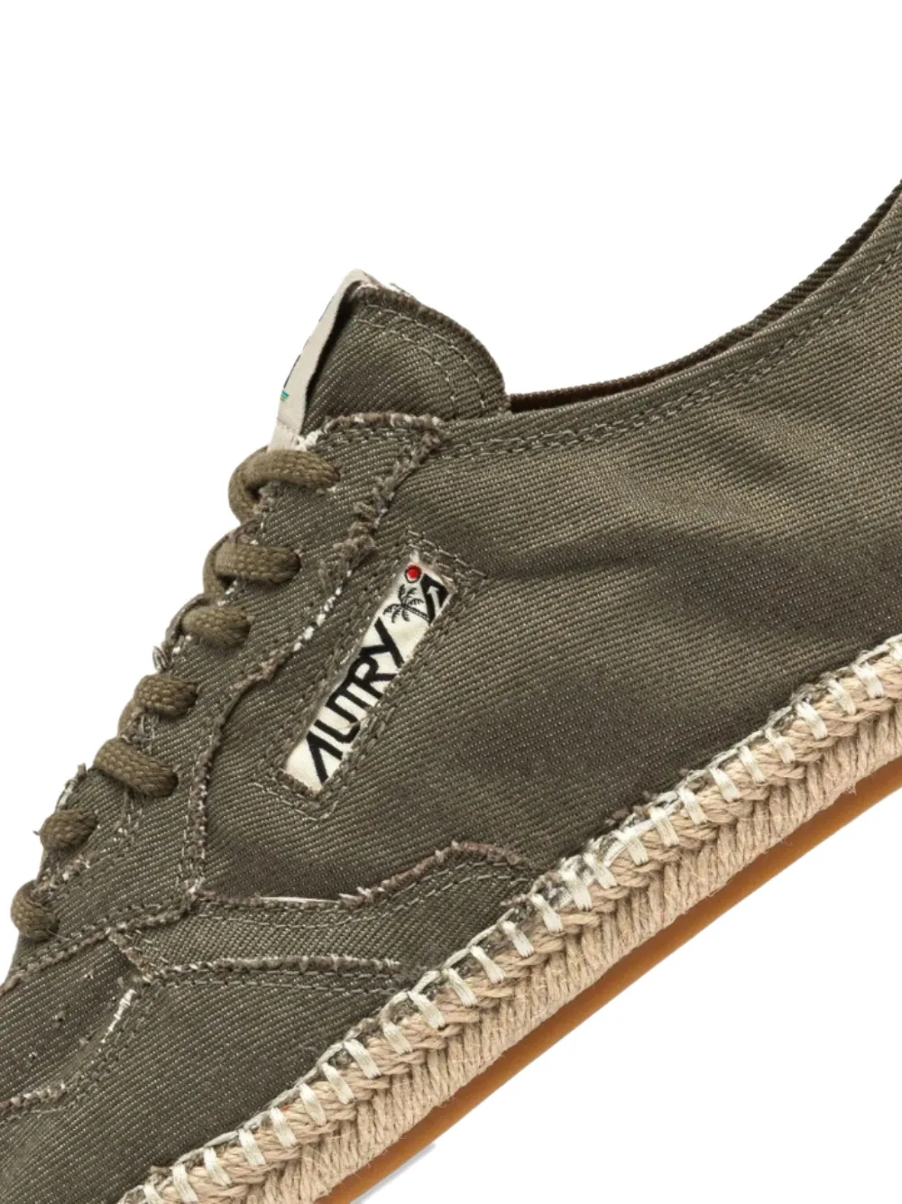 Autry lace-up jute sneakers Brown