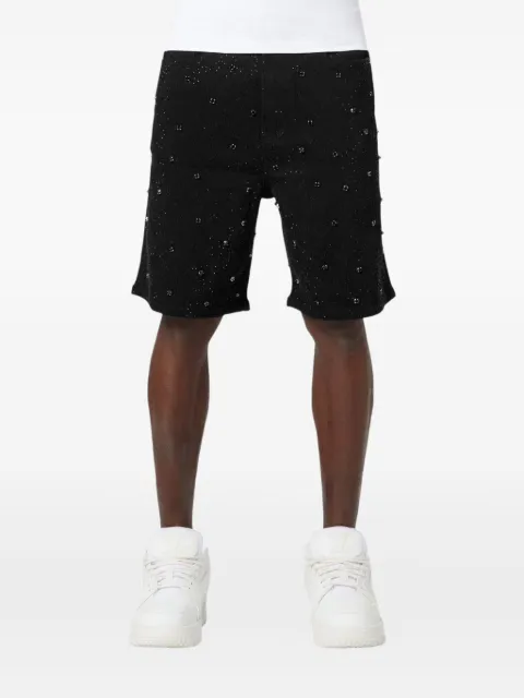 GUAPI embellished denim shorts