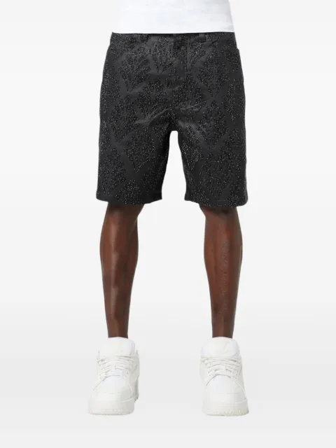 GUAPI bead-embellished denim shorts