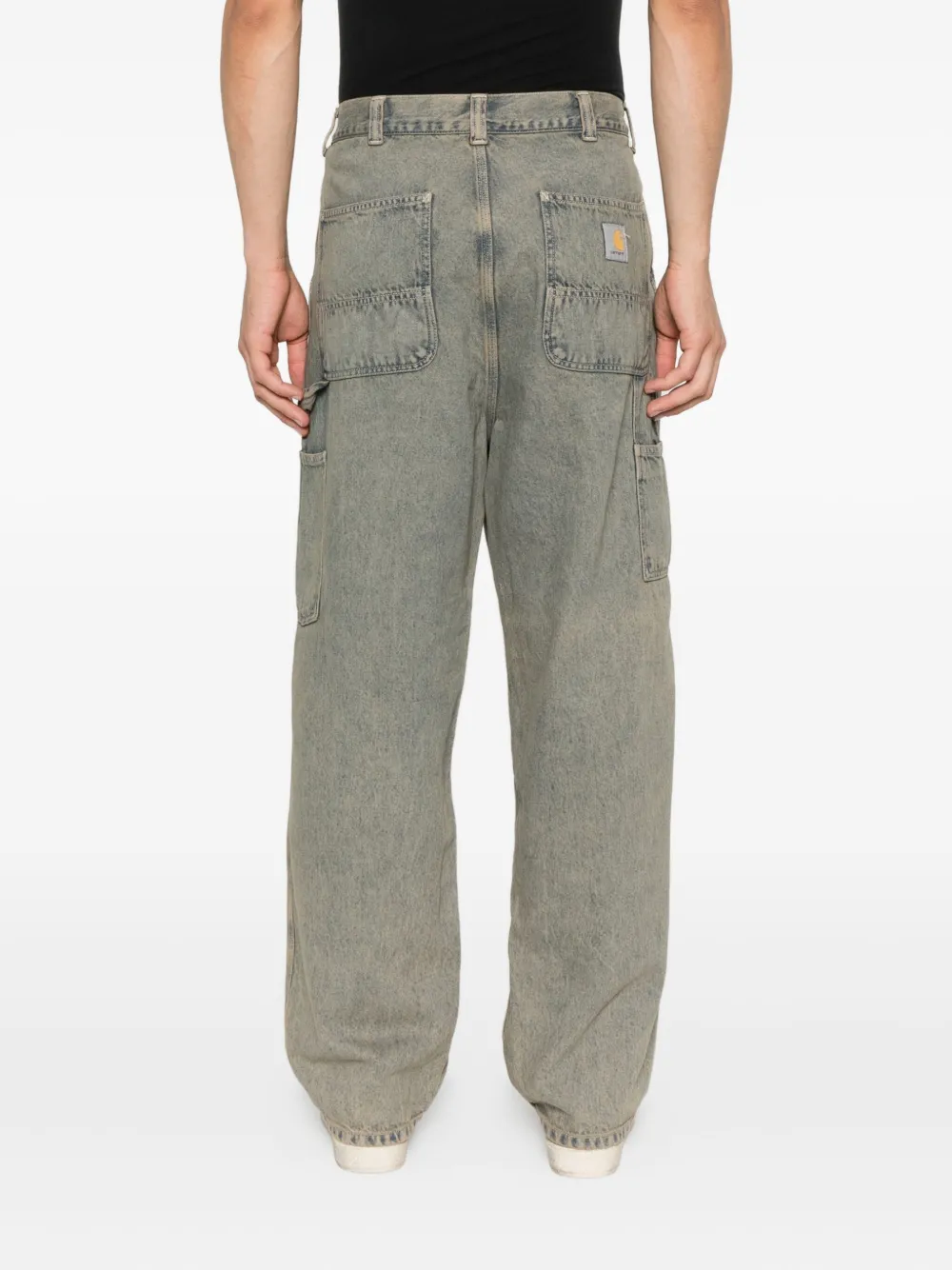 Carhartt WIP Jeans met riemlussen Blauw