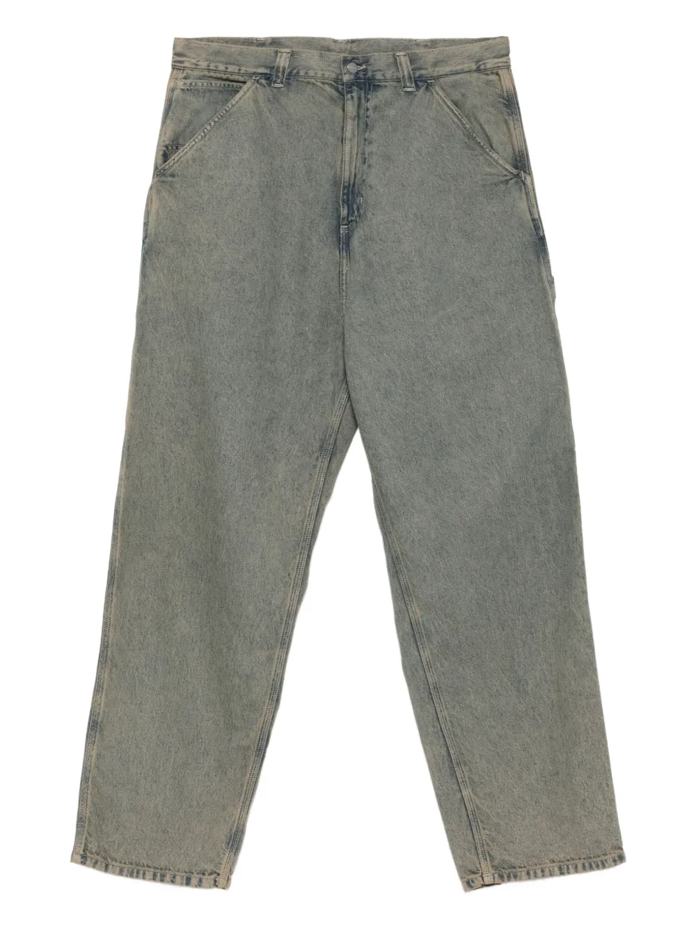 Carhartt WIP Jeans met riemlussen Blauw