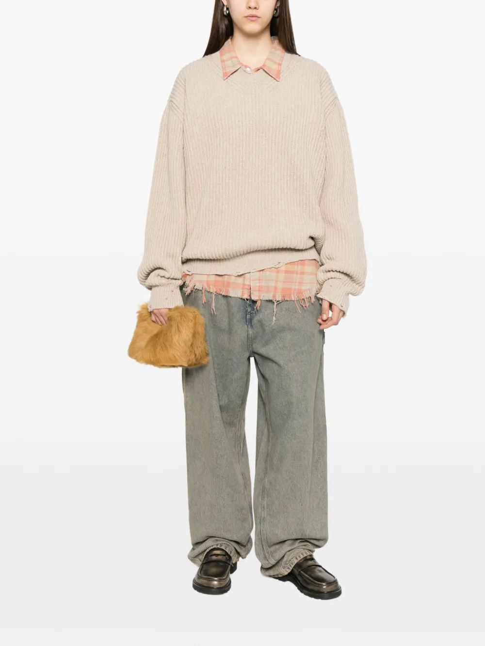 Carhartt WIP Jeans met riemlussen Blauw