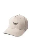 PELO FOUNDATION Chihuahua-embroidered baseball cap - Neutrals