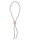 Golden Goose disc leather necklace