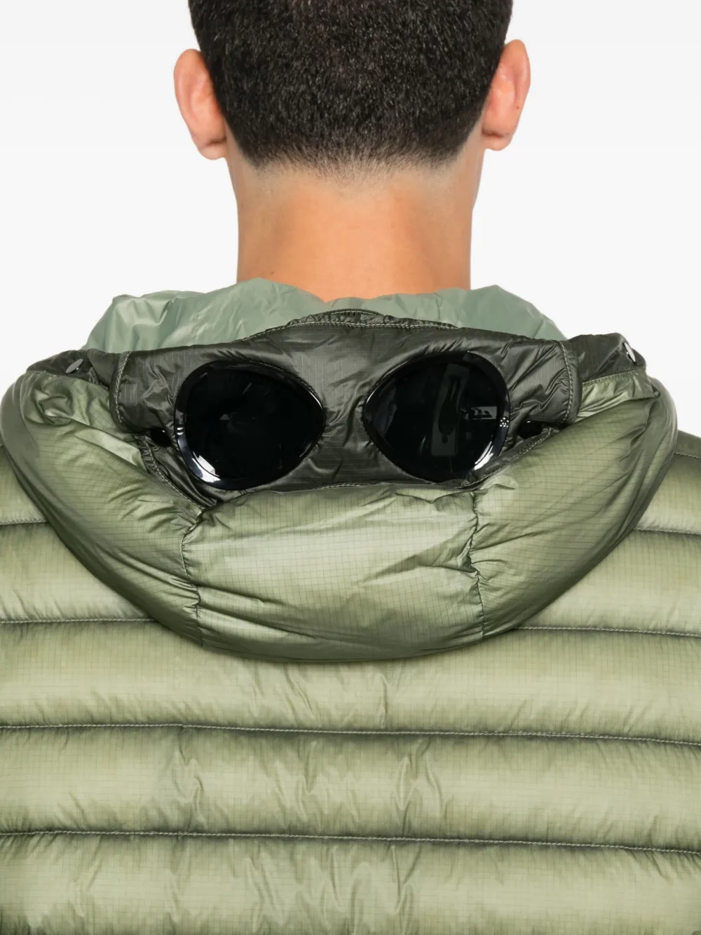 C.P. Company Gevoerd jack met capuchon Groen