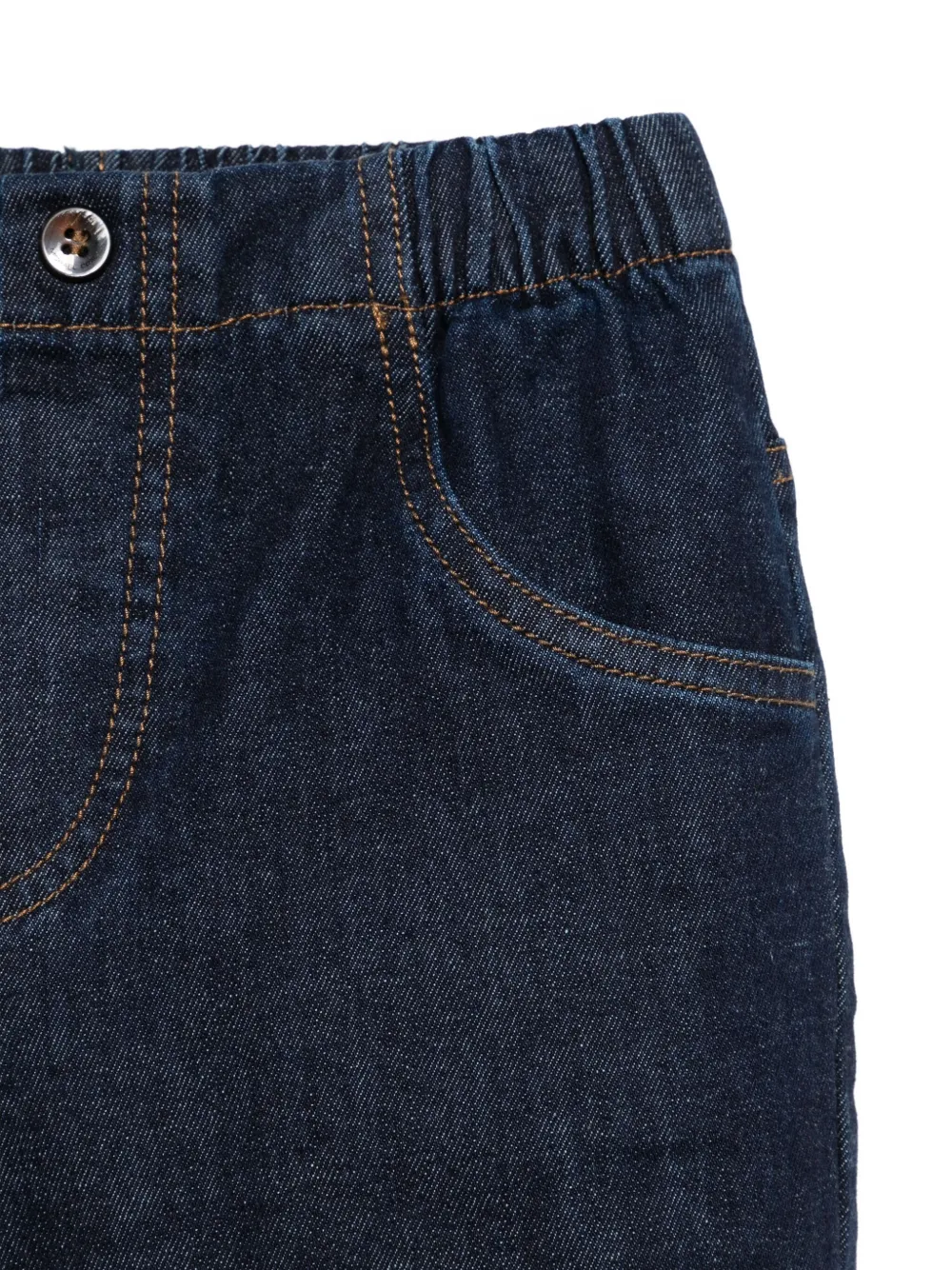 michael coal Jeans met elastische tailleband Blauw