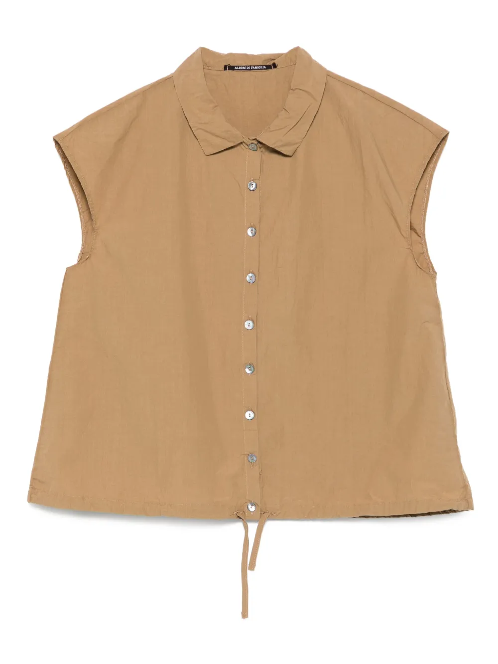 Album Di Famiglia Kids button-fastening sleeveless shirt | Neutrals | Image 1