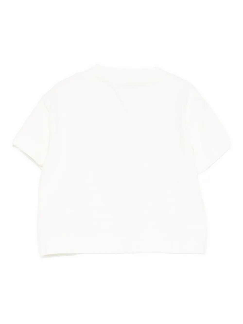 Album Di Famiglia Short-sleeve Cotton T-shirt In White