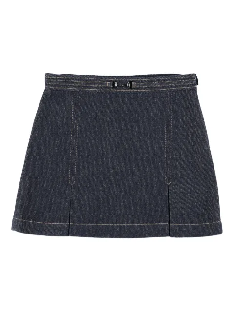 Gucci Kids Saia jeans com pregas