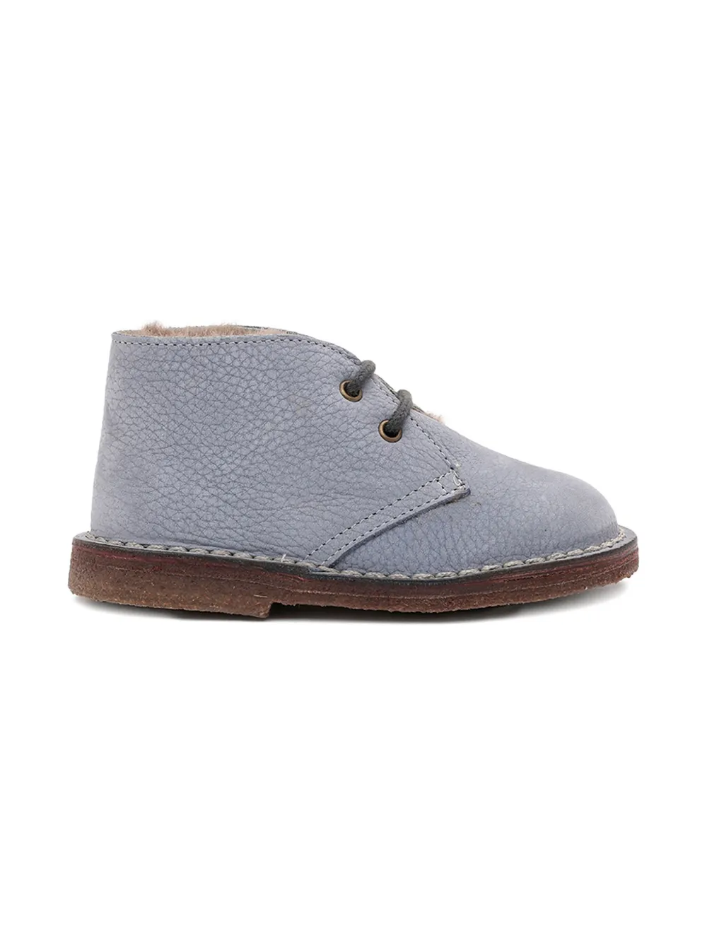 Pèpè leather lace-up boots - Blauw