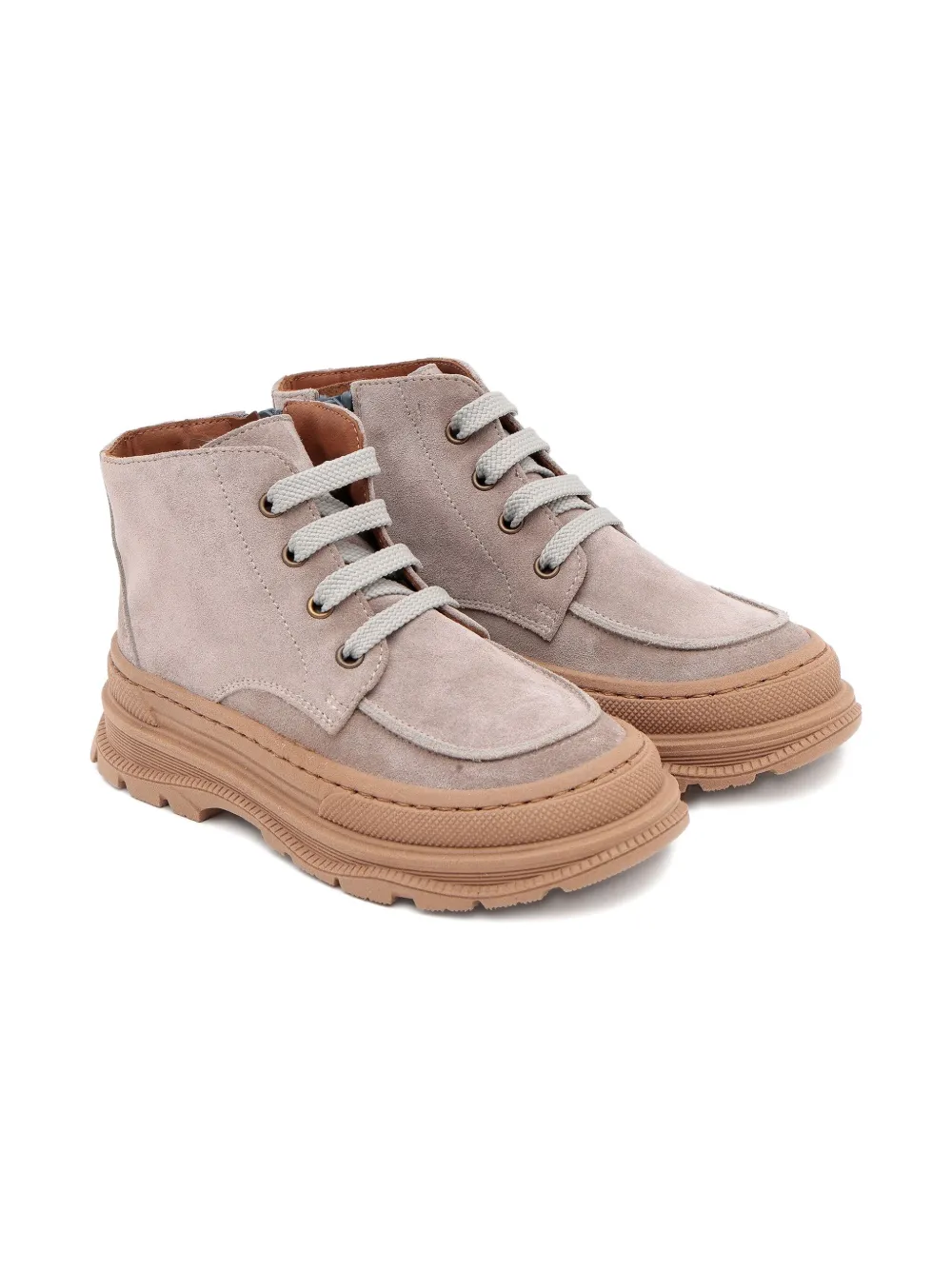 Pèpè lace-up suede boots | Pink | Image 1