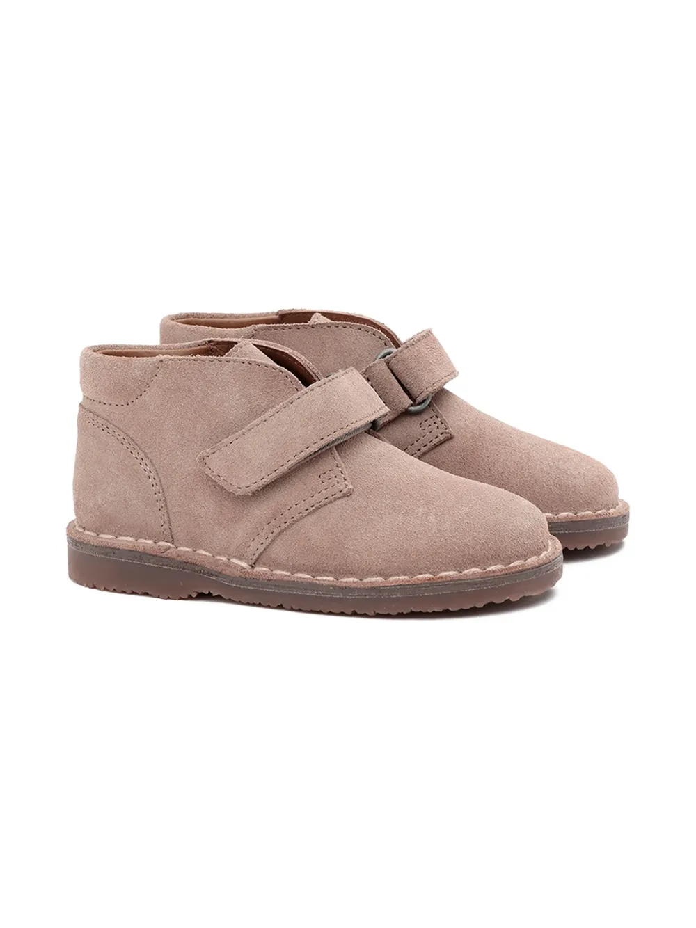 Pèpè leather strapped sneakers Beige