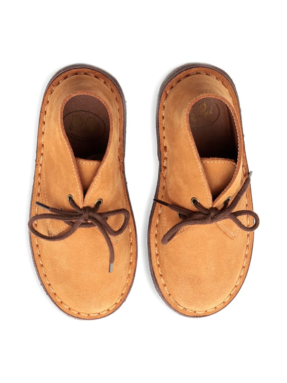 Pèpè Bobby suede-leather lace-up boots Brown