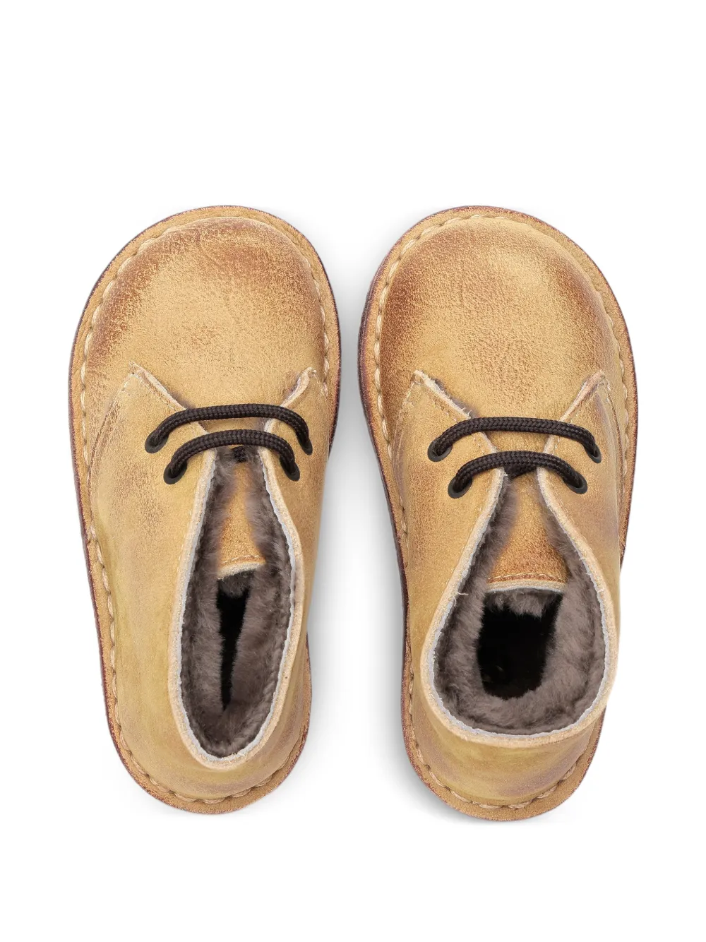  Pèpè Lace-up Leather Brogues - Brown 
