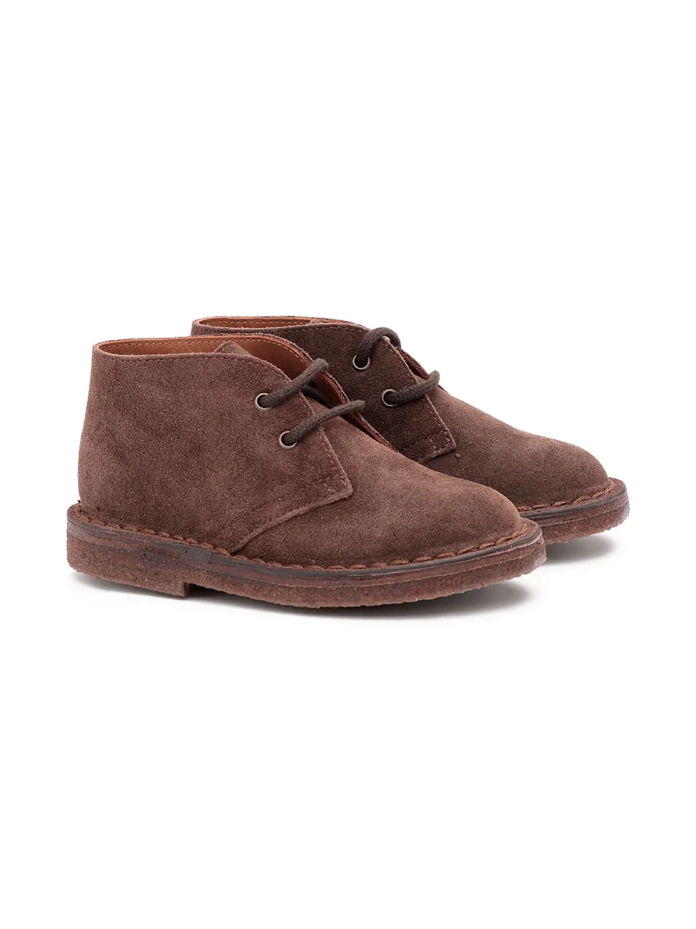 Pèpè suede lace-up brogues Bruin