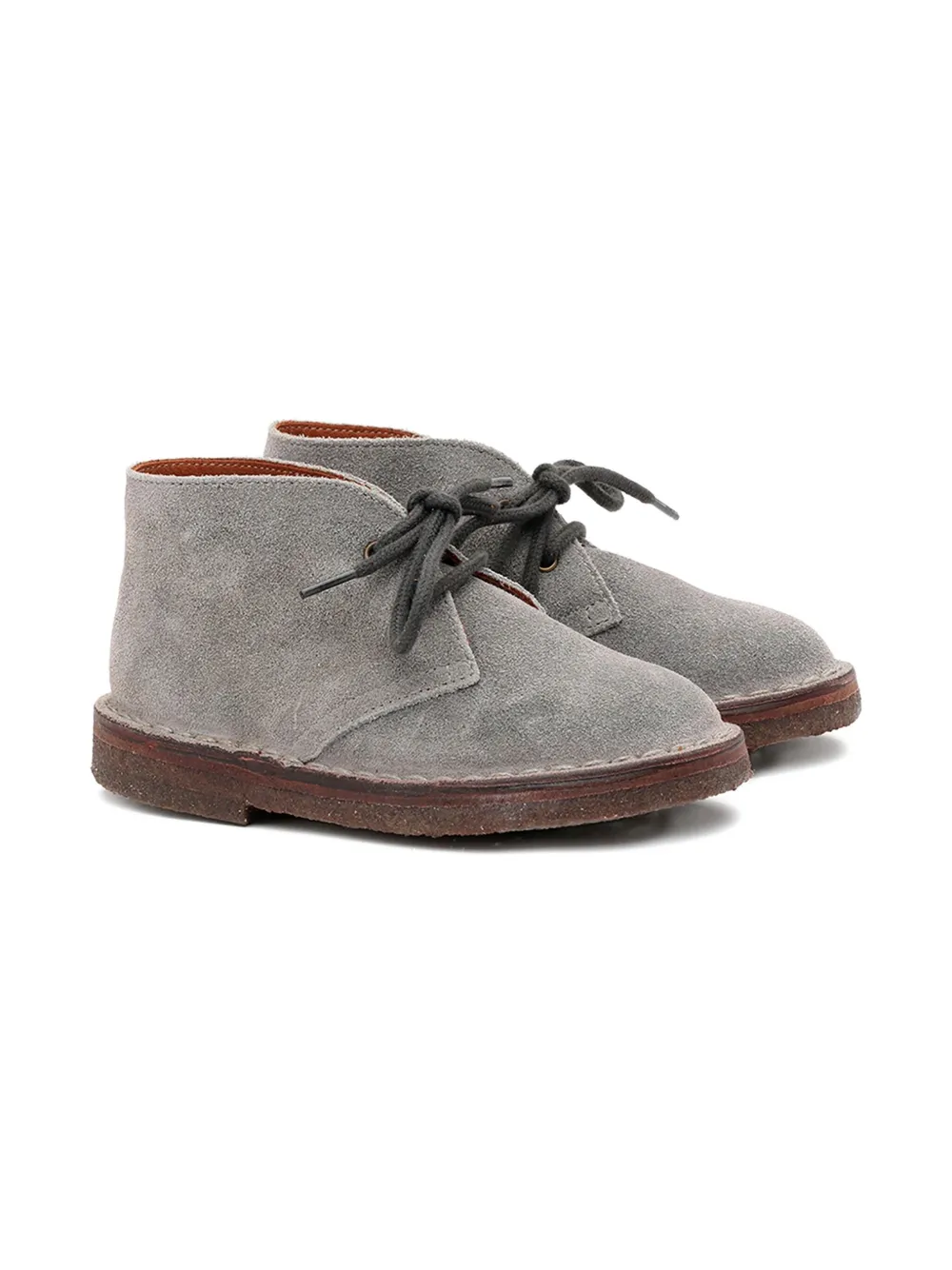 Pèpè suede lace-up shoes - Grijs