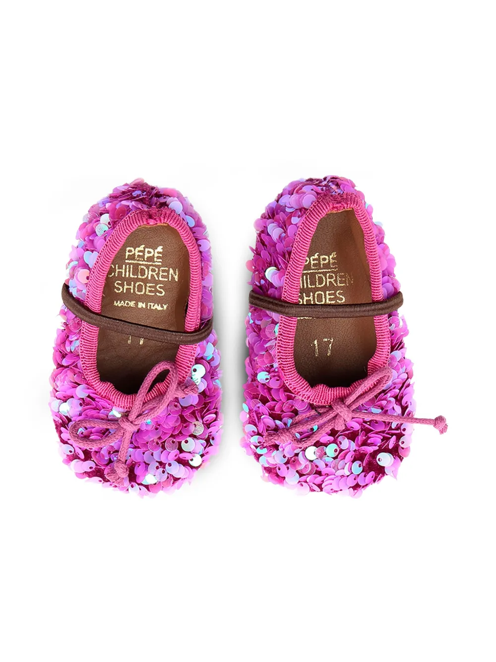 Pèpè Ballerina's met pailletten Roze
