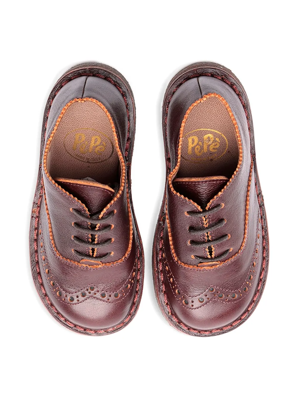 Pèpè leather shoes Red