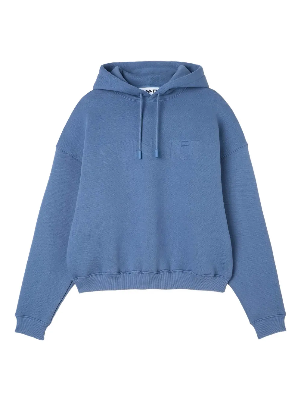 Sunnei Logo-embossed Hoodie In Multi