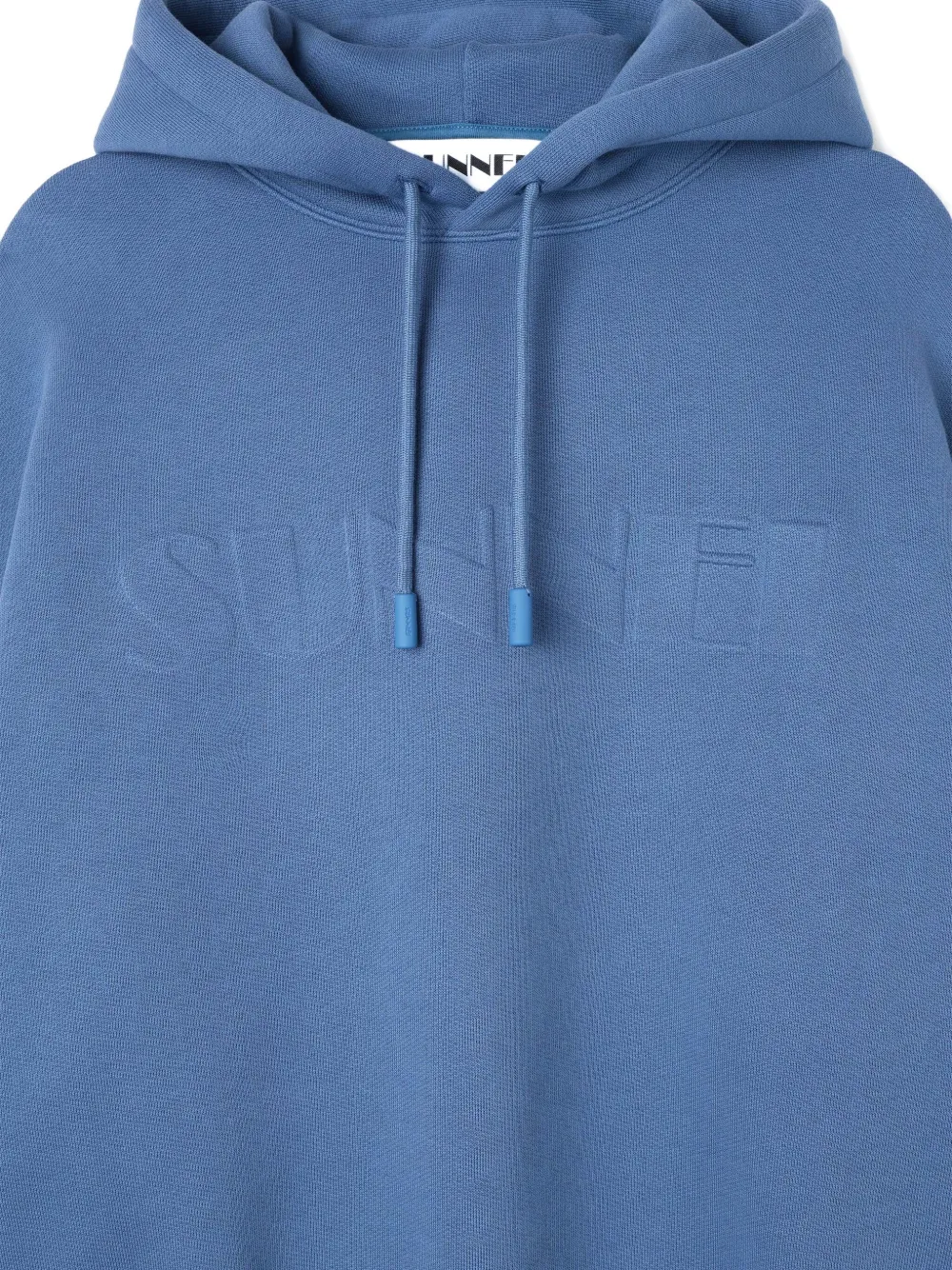Sunnei Logo-embossed Hoodie In Multi