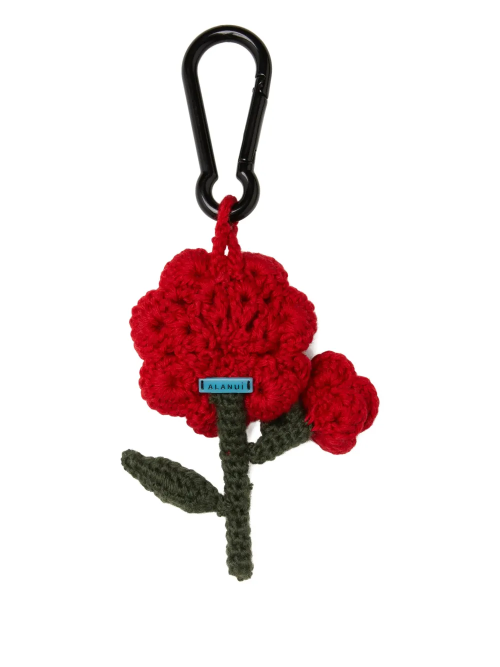 Rose Amigurumi crochet key ring