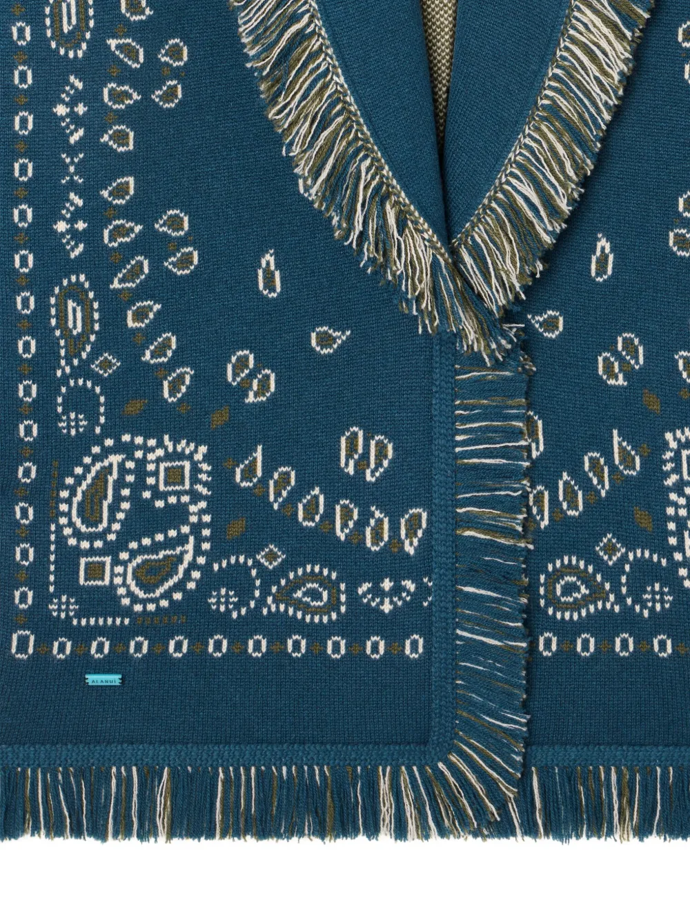 Alanui Vest met jacquard Blauw