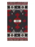 Alanui jacquard fringed blanket - Multicolour