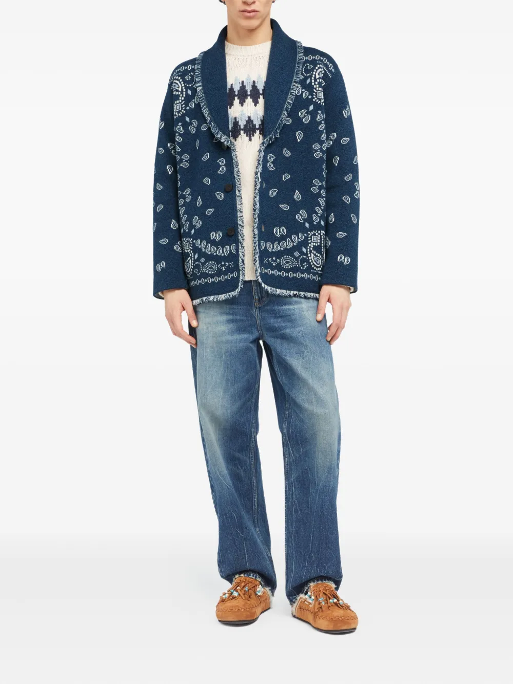 Alanui paisley jacquard cardigan | Cardigans | Image 2