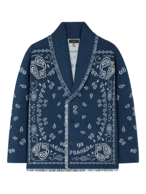 Alanui paisley jacquard cardigan