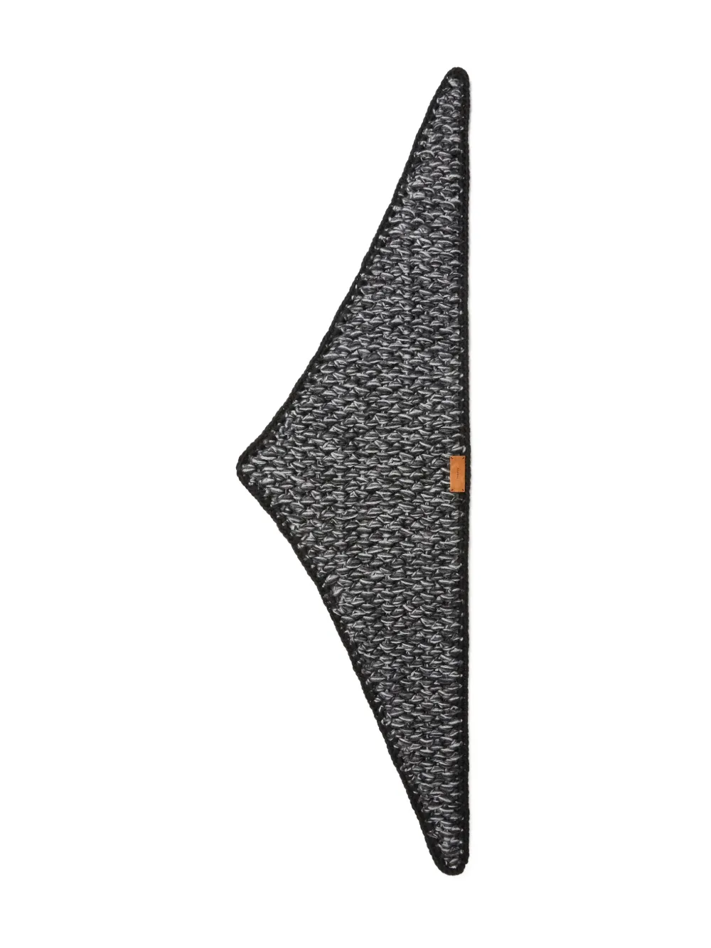 knitted wool scarf