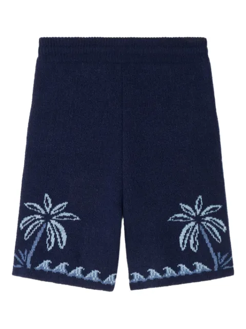 Alanui Glimpse Of Eden palm-tree shorts