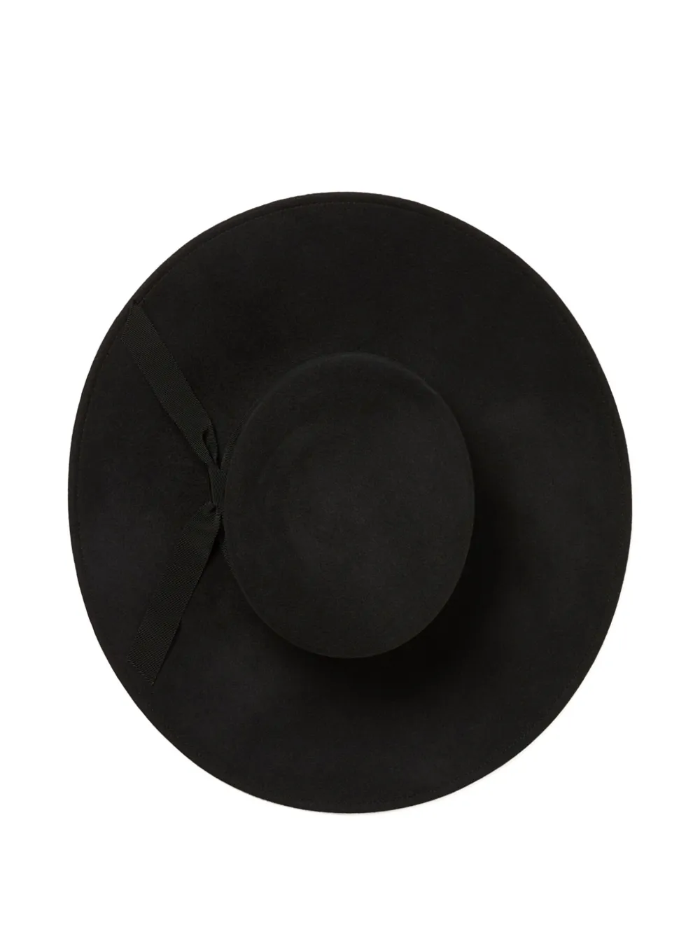 Alanui Gaucho Ribbon-bow Wool Hat In Black