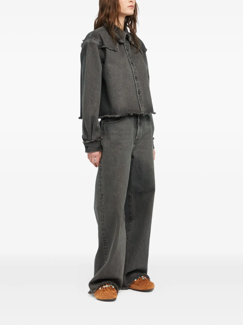 Alanui Denim blouse Grijs