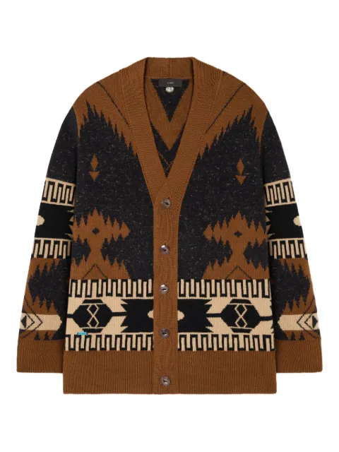Alanui Dreamscape Icon geometric-pattern cardigan