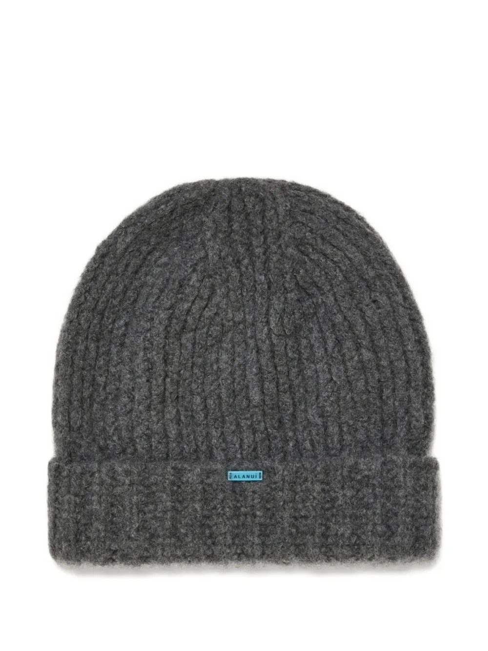 Alanui ribbed cashmere beanie | Grey | Image 1