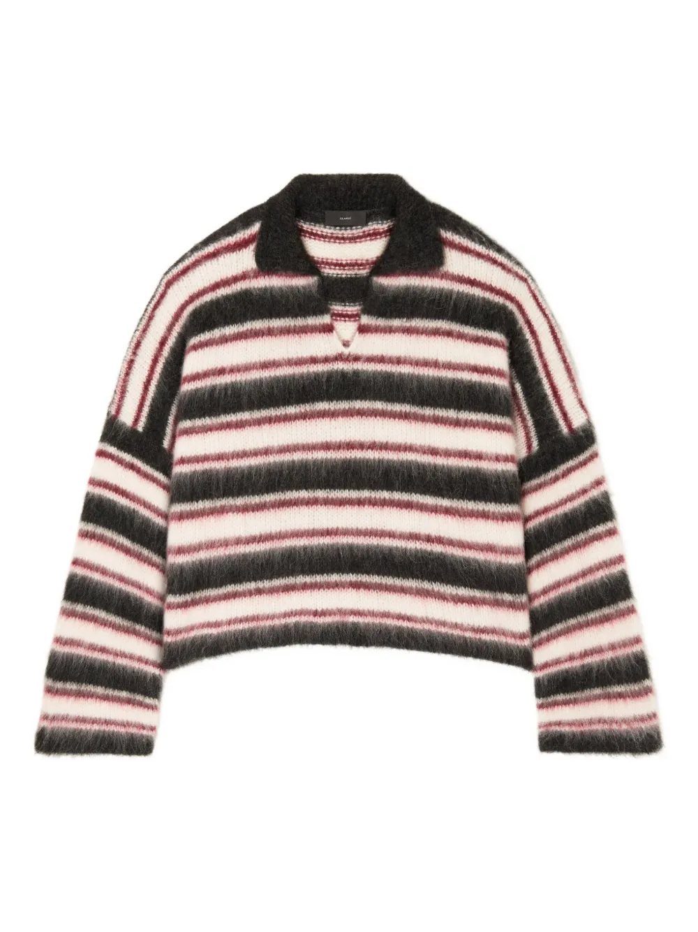Alanui Grunge Striped Sweater In Multi