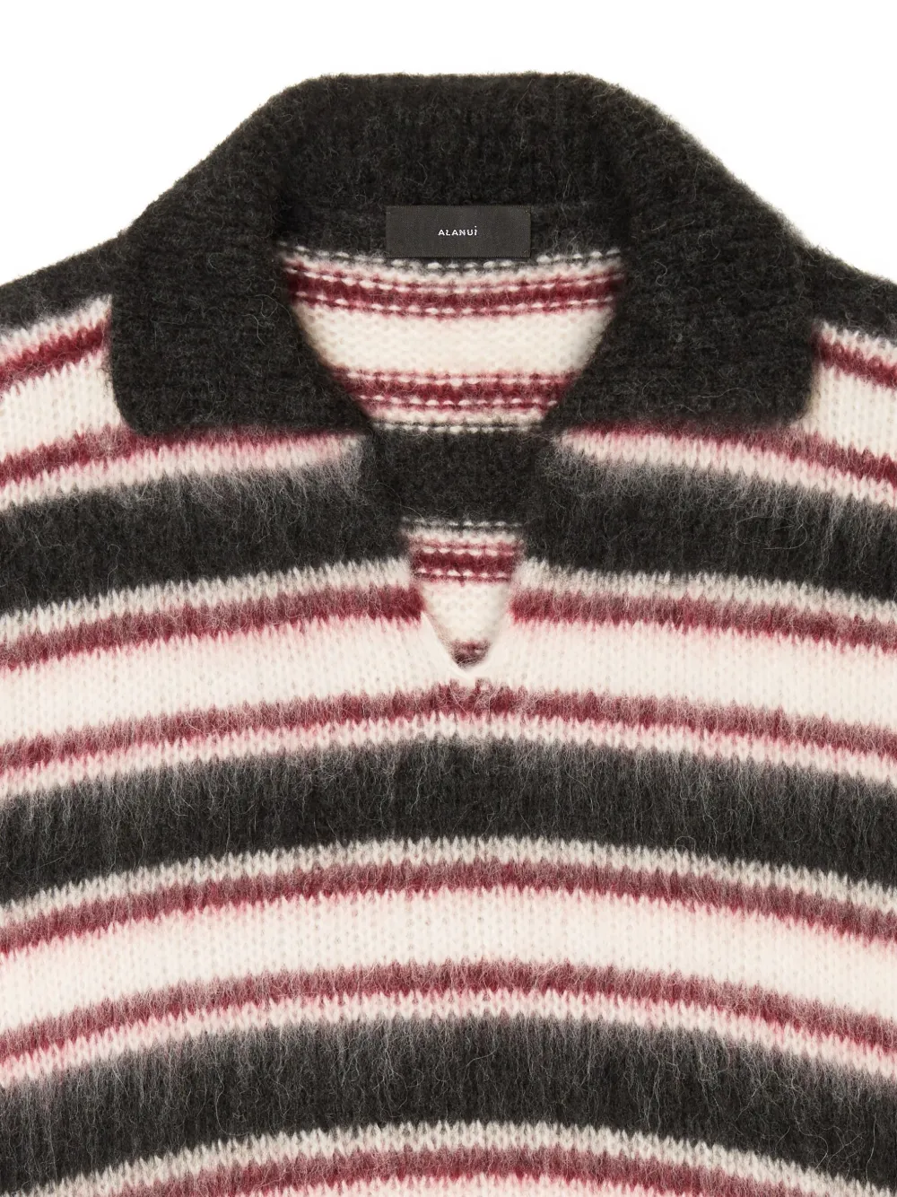 Alanui Grunge Striped Sweater In Multi