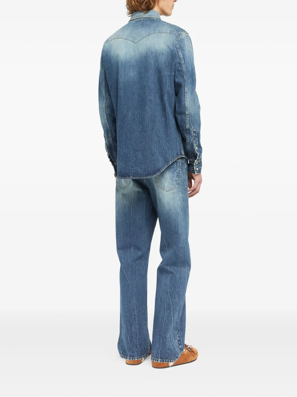 Alanui Denim overhemd Blauw