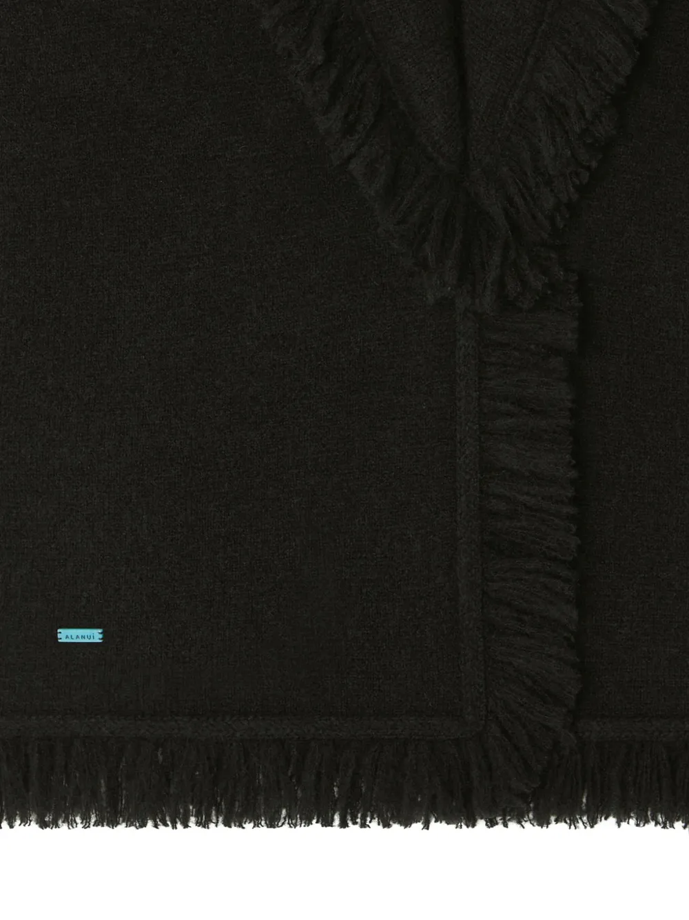 Alanui Finest fringed cardigan Zwart