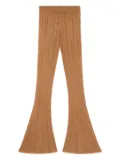 Alanui Desert Drift cable-knit trousers - Brown