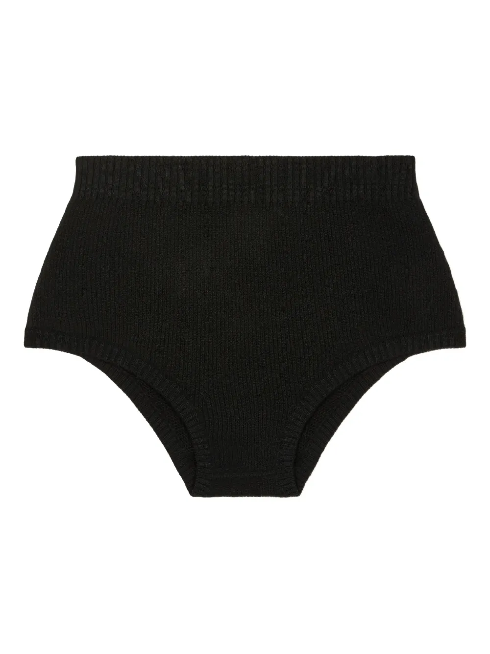 Alanui cashmere-blend shorts Zwart