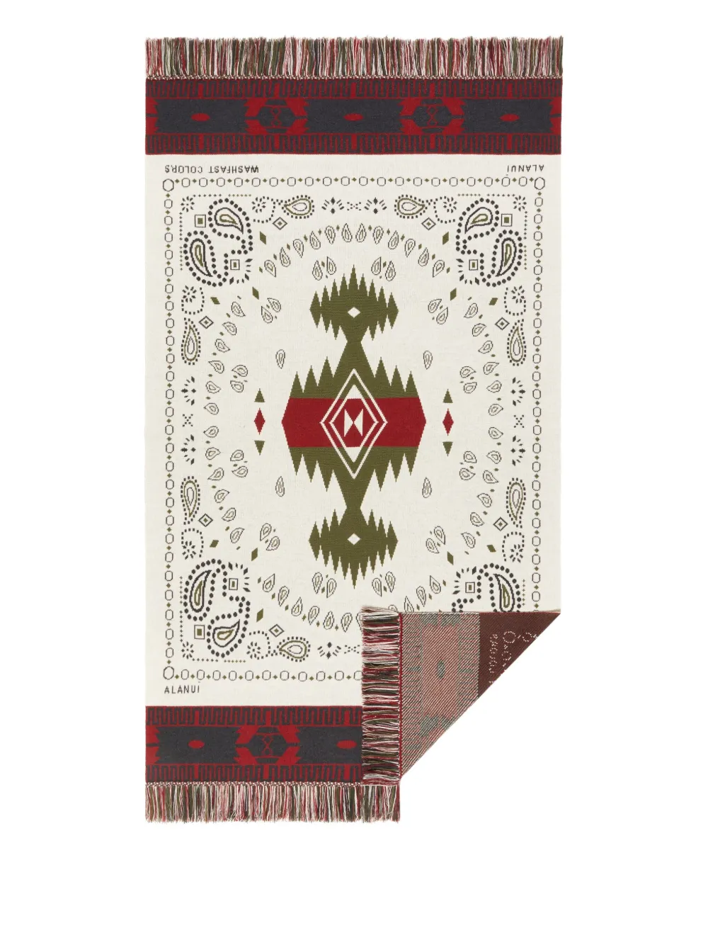 Alanui Paisley-jacquard Blanket In Multi