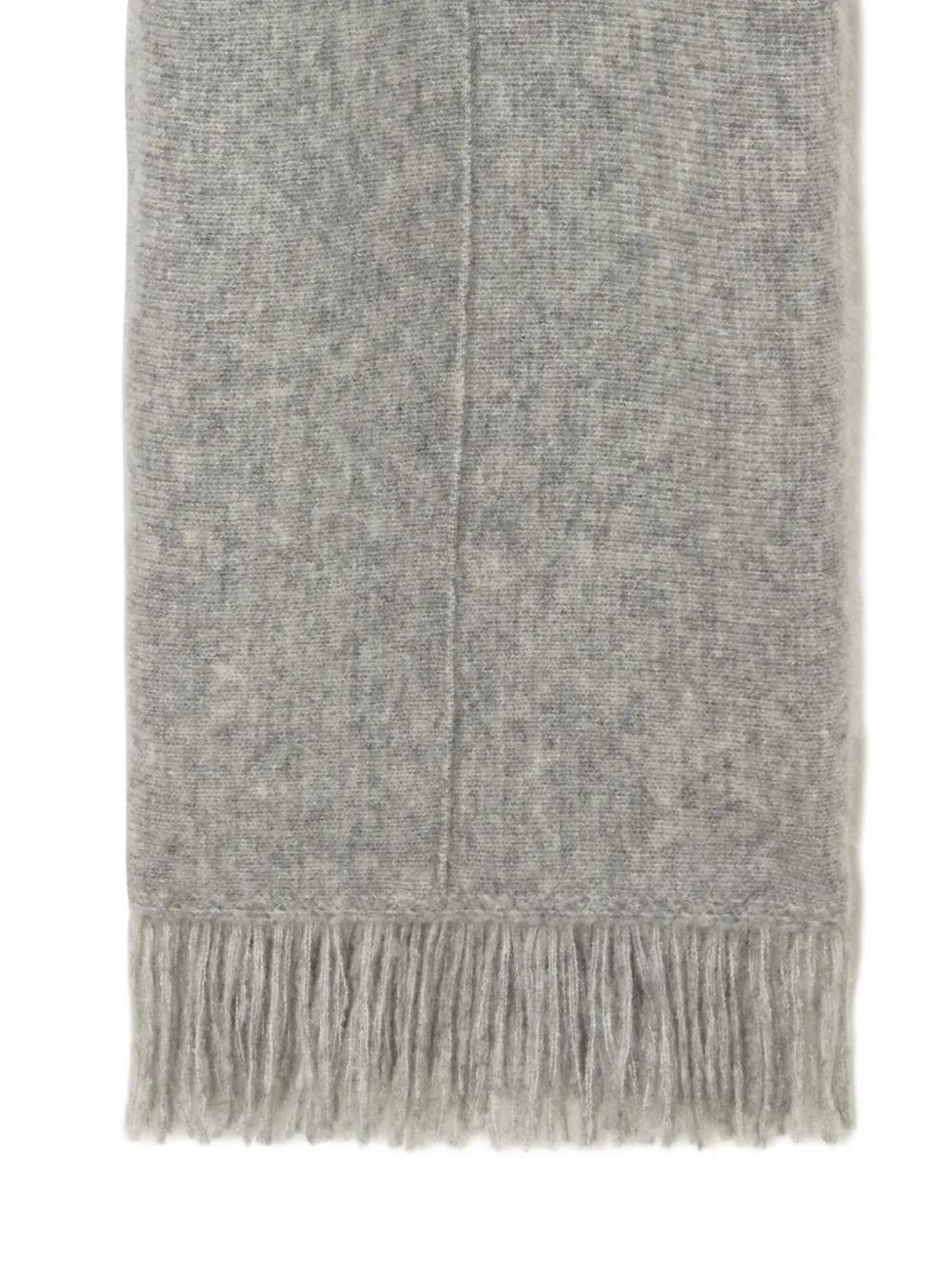 Alanui Finest fringed-hem trousers Grijs