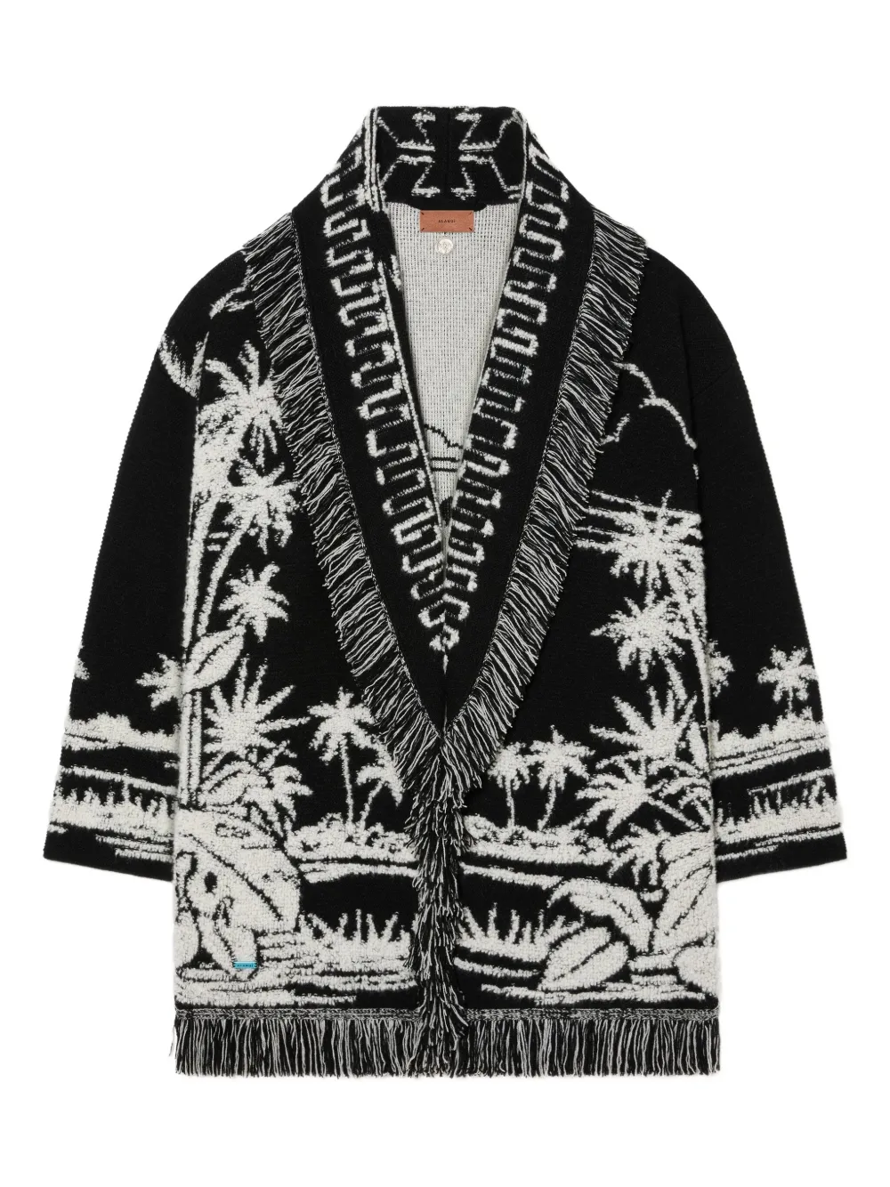 Palm Grove Tales fringe cardigan