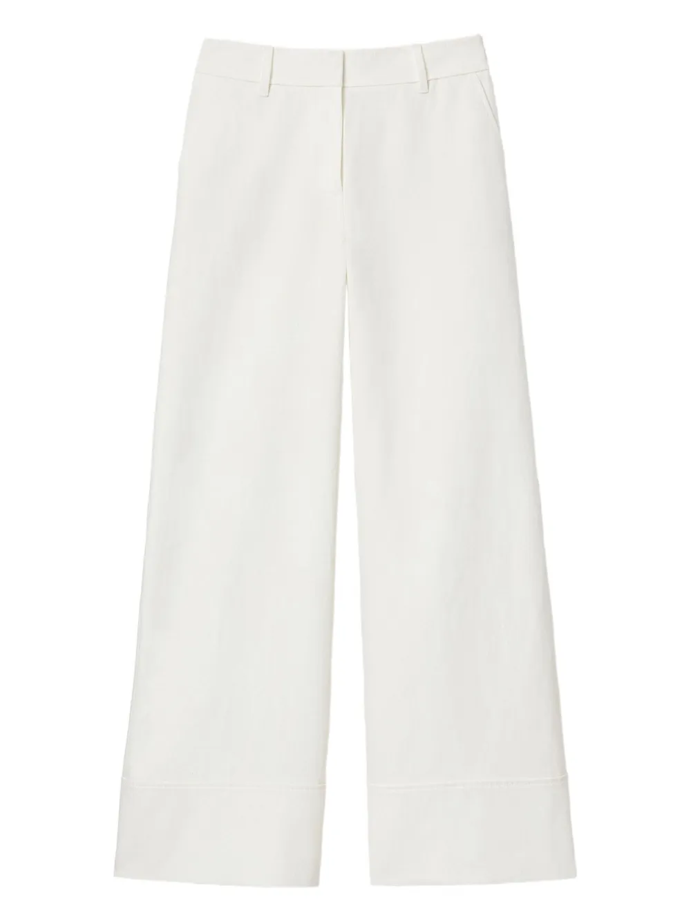 Charles wide-leg cuffed trousers