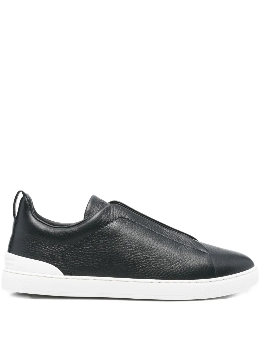 Triple Stitch leather sneakers