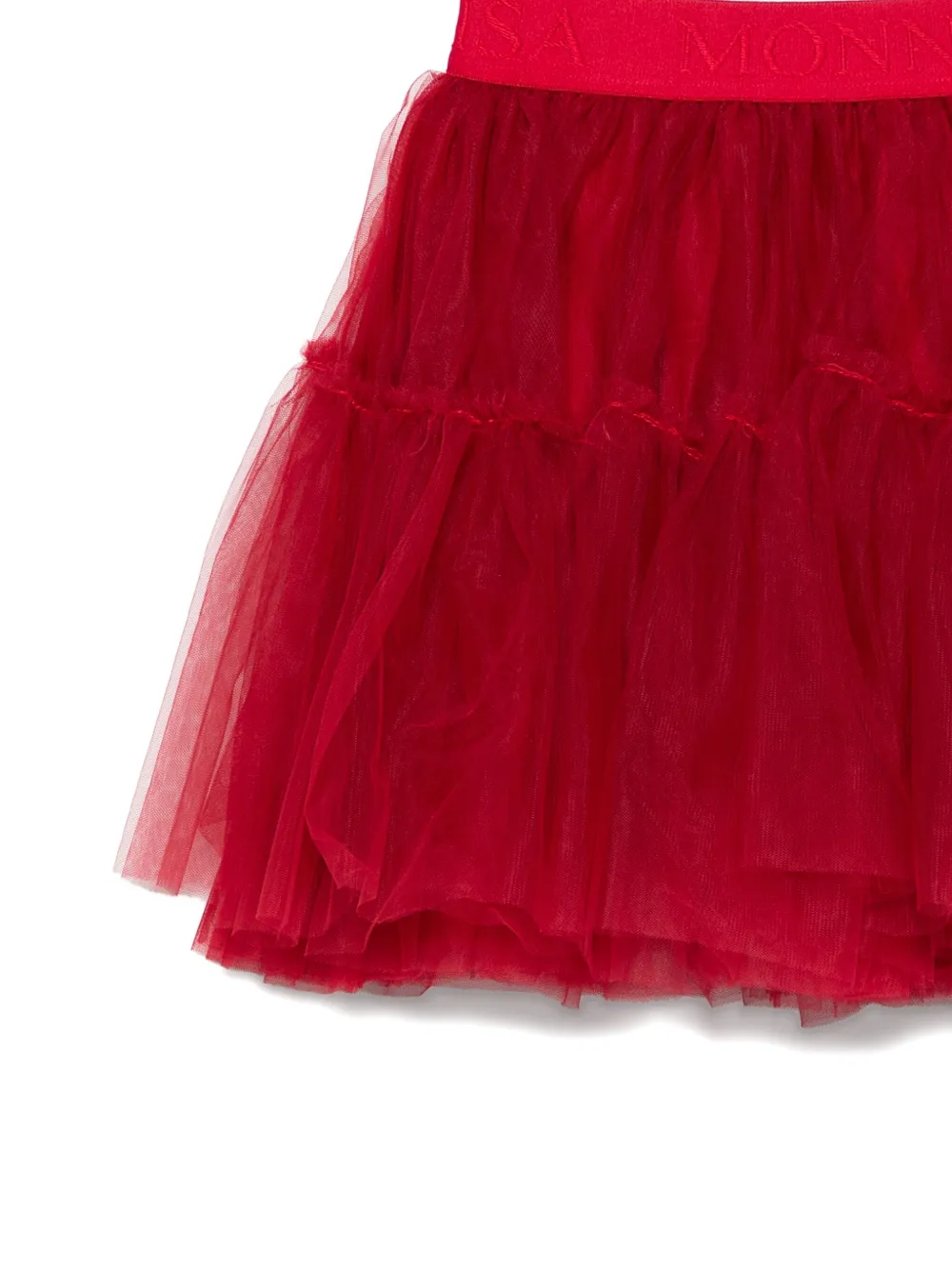 Monnalisa layered tulle skirt Rood